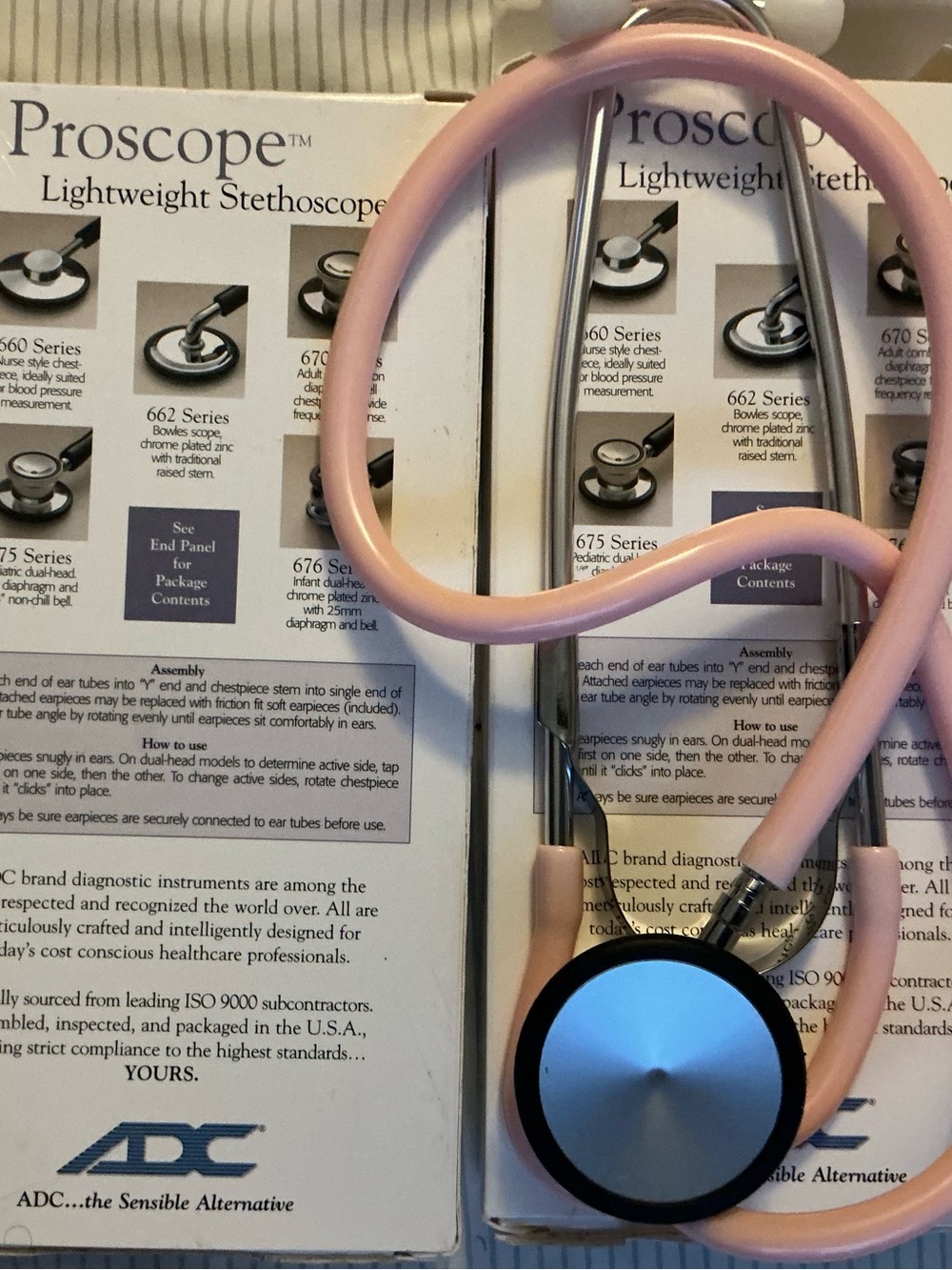 DC Proscope Pink Lightweight Stethoscope
